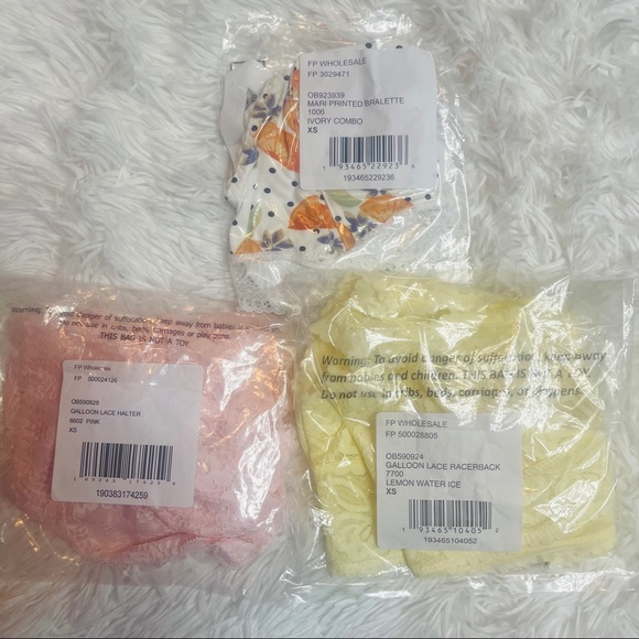 FREE PEOPLE Intimately Not So Mystery Bra Lot XS - Picture 6 of 6